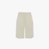 Maßgeschneiderte Shorts in Elfenbein Maßgeschneiderte Shorts in Elfenbein