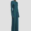 Midi-Kleid „Frances“ in Dunkelblaugrün Midi-Kleid „Frances“ in Dunkelblaugrün