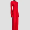 Midi-Kleid „Frances“ in Kardinalrot Midi-Kleid „Frances“ in Kardinalrot