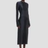 Midi-Kleid „Frances“ in Marineblau Midi-Kleid „Frances“ in Marineblau