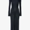 Midi-Kleid „Frances“ in Marineblau Midi-Kleid „Frances“ in Marineblau