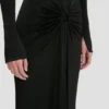 Midi-Kleid „Frances“ in Schwarz Midi-Kleid „Frances“ in Schwarz
