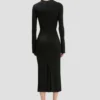 Midi-Kleid „Frances“ in Schwarz Midi-Kleid „Frances“ in Schwarz