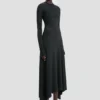 Midi-Kleid in Schwarz Midi-Kleid in Schwarz