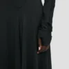 Midi-Kleid in Schwarz Midi-Kleid in Schwarz