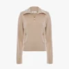 Milano-Pullover mit halbem Reißverschluss in Hellrosa Milano-Pullover mit halbem Reißverschluss in Hellrosa