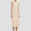 Mira Midi-Kleid in Sandstone Mira Midi-Kleid in Sandstone