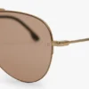Pilotenbrille aus Metall in Gold-Blau Pilotenbrille aus Metall in Gold-Blau