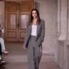 Jacke mit skulpturalen Ärmeln in Nickel Jacke mit skulpturalen Ärmeln in Nickel