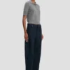 Polo-Top in Grau meliert Polo-Top in Grau meliert