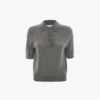 Polo-Top in Grau meliert Polo-Top in Grau meliert
