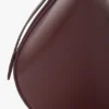 Portofino Dia Clutch aus burgunderrotem Leder