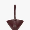 Portofino Dia Clutch aus burgunderrotem Leder