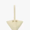 Portofino Dia Clutch aus elfenbeinfarbenem Leder