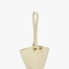 Portofino Dia Clutch aus elfenbeinfarbenem Leder