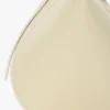 Portofino Dia Clutch aus elfenbeinfarbenem Leder