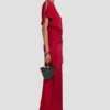 Portofino Dia Clutch aus schwarzem Leder