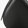 Portofino Dia Clutch aus schwarzem Leder