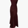 Posy Midi-Kleid in Burgunderrot Posy Midi-Kleid in Burgunderrot