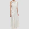 Posy Midi-Kleid in Elfenbein Posy Midi-Kleid in Elfenbein