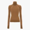 Rollkragenpullover in Dunkelcamel Rollkragenpullover in Dunkelcamel