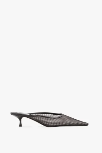 Sloane Mule 45 aus schwarzem Mesh