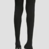 Sloane Stiletto-Jersey-Stiefel 100 in Schwarz Sloane Stiletto-Jersey-Stiefel 100 in Schwarz