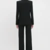 Smokingjacke mit Schalkragen in Schwarz Smokingjacke mit Schalkragen in Schwarz
