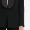 Smokingjacke mit Schalkragen in Schwarz Smokingjacke mit Schalkragen in Schwarz