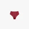 Spitzen-Monogramm-Slip in Poppy Red Spitzen-Monogramm-Slip in Poppy Red
