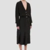 Strickjacke mit Zopfmuster und Taschen in Schwarz Strickjacke mit Zopfmuster und Taschen in Schwarz