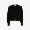 Strickjacke mit Zopfmuster und Taschen in Schwarz Strickjacke mit Zopfmuster und Taschen in Schwarz