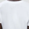 T-Shirt in geschrumpfter Passform in Weiß