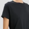 T-Shirt mit schmaler Passform in Marineblau