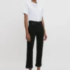 The Victoria Jeans in gewaschenem Schwarz