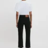 The Victoria Jeans in gewaschenem Schwarz