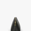 The Victoria Large Travel Pouch aus schwarzem Leder
