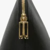 The Victoria Large Travel Pouch aus schwarzem Leder