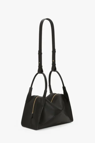 The Victoria Plié Tasche aus schwarzem Leder