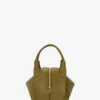 The Victoria Plia Tasche aus kaktusgrünem Leder