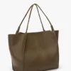 The Victoria Reisetasche aus khakifarbenem Leder
