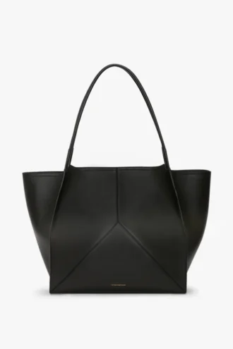 The Victoria Reisetasche aus schwarzem Leder