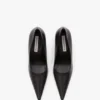 The Victoria Stiletto-Pumps 100 aus schwarzem Leder The Victoria Stiletto-Pumps 100 aus schwarzem Leder