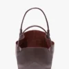 The Victoria Tote Bag aus burgunderrotem Leder