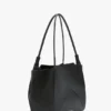 The Victoria Tote Bag aus schwarzem Leder