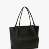 The Victoria Tote Bag groß aus schwarzem Leder