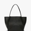 The Victoria Tote Bag groß aus schwarzem Leder