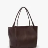 The Victoria Tote Bag Large aus burgunderrotem Leder