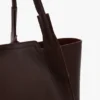The Victoria Tote Bag Large aus burgunderrotem Leder