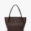 The Victoria Tote Bag Large aus burgunderrotem Leder